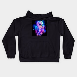 Watercolor owl Kids Hoodie